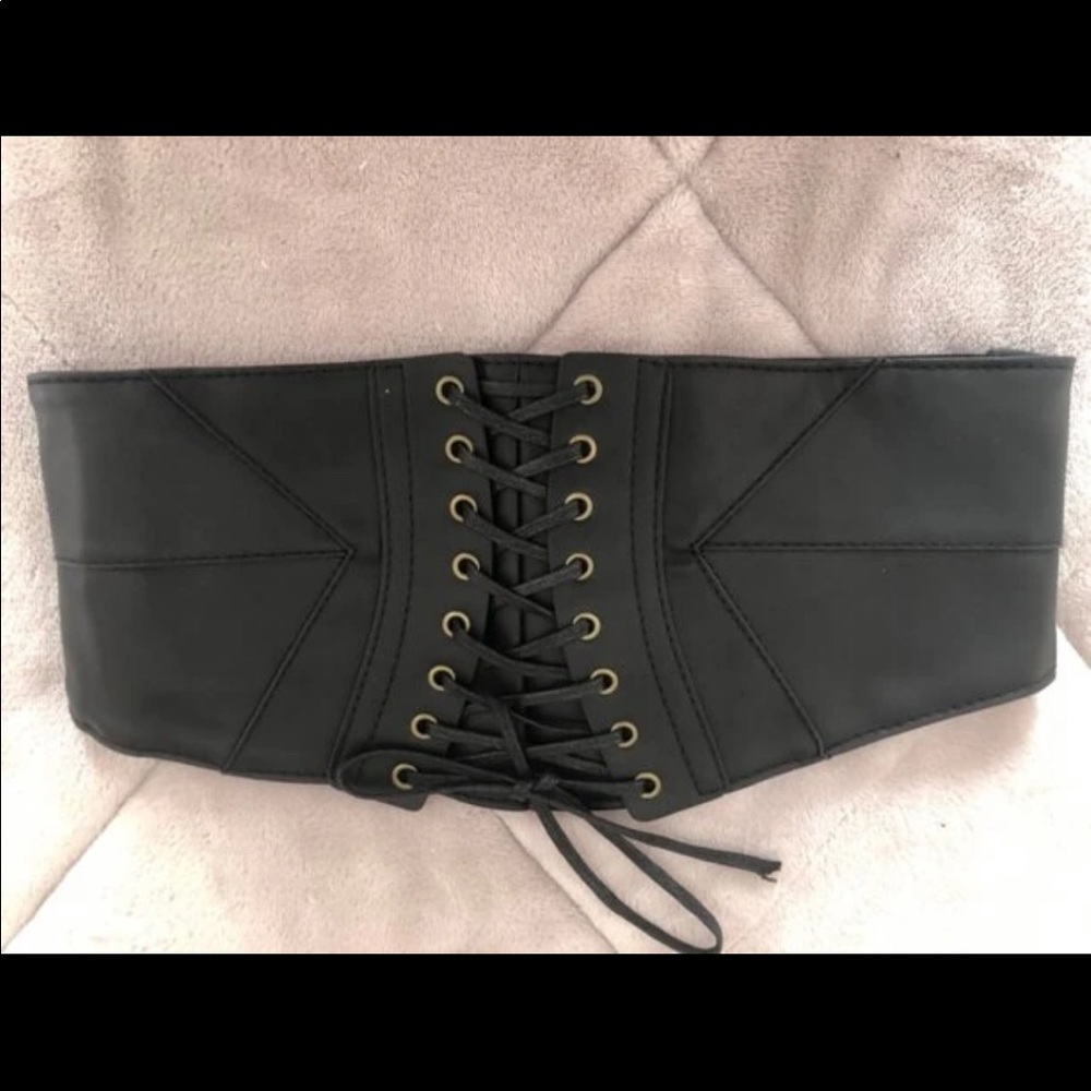 Black Corset Belt Steampunk New - Picture 13 of 14